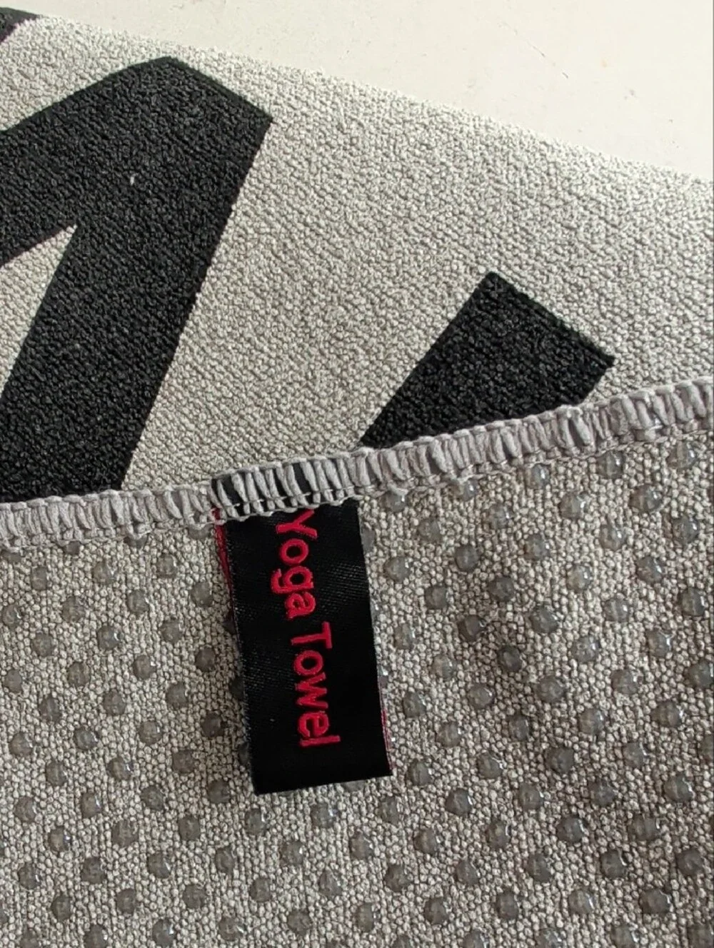 Hotworx Gray Microfiber Yoga Towel - Quick-Dry Gym Active Neutral